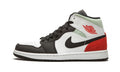Jordan 1 Mid SE Red Grey Black Toe Sneakers - Basketball Legend