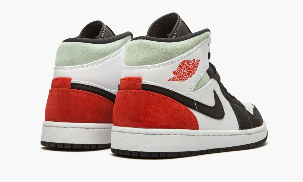 Jordan 1 Mid SE Red Grey Black Toe Sneakers - Basketball Legend