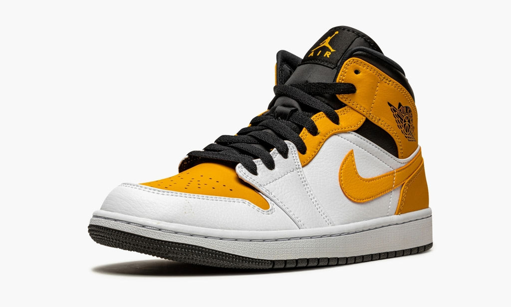 Jordan 1 Mid University Gold Sneakers - Collector's Edition