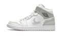 Jordan 1 Mid White Camo Sneakers - Signature Series | Must-Cop