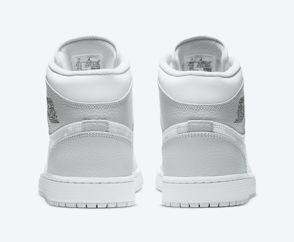 Jordan 1 Mid White Camo Sneakers - Modern Classic | Sought-After