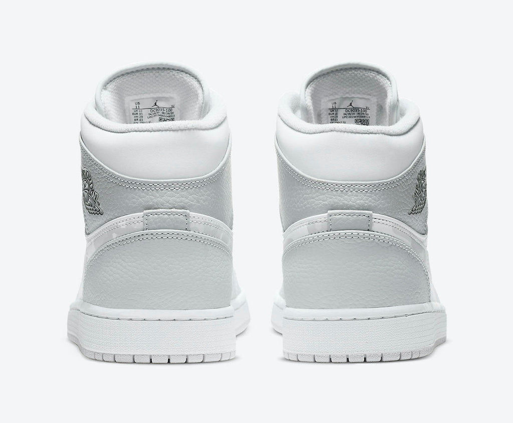 Jordan 1 Mid White Camo Sneakers - Signature Series | Must-Cop