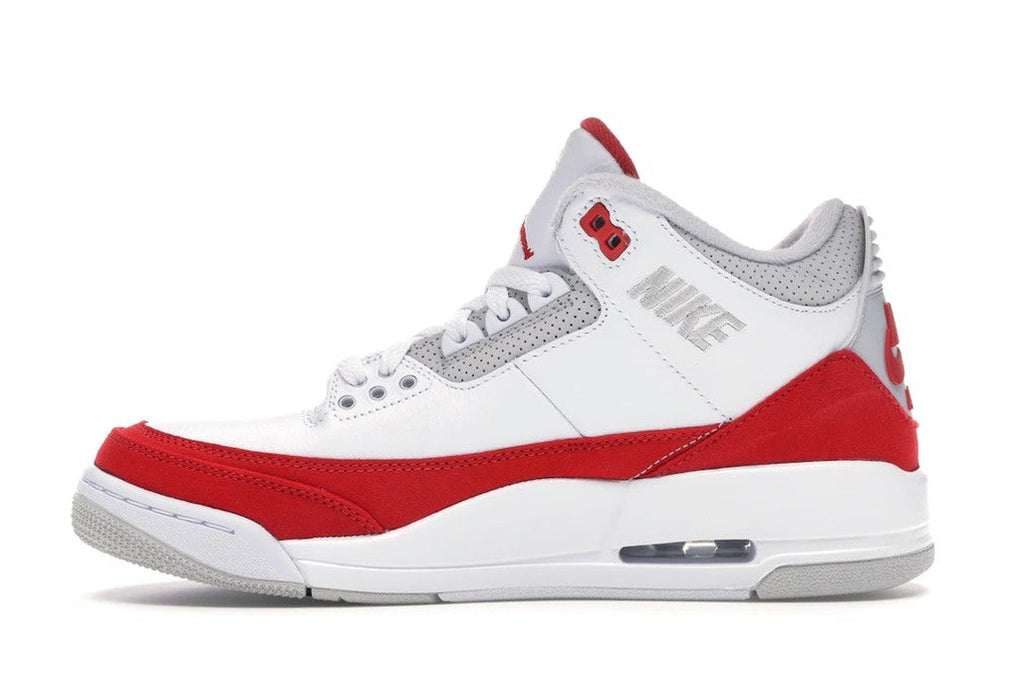Jordan 3 Retro Tinker White University Red Sneakers - Archive Edition