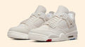 Jordan 4 Retro Blank Canvas Sneakers - Collector's Edition