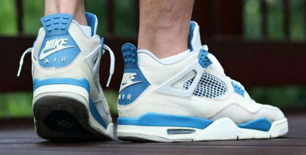 Jordan 4 Retro Golf Military Blue Sneakers - Court Icon