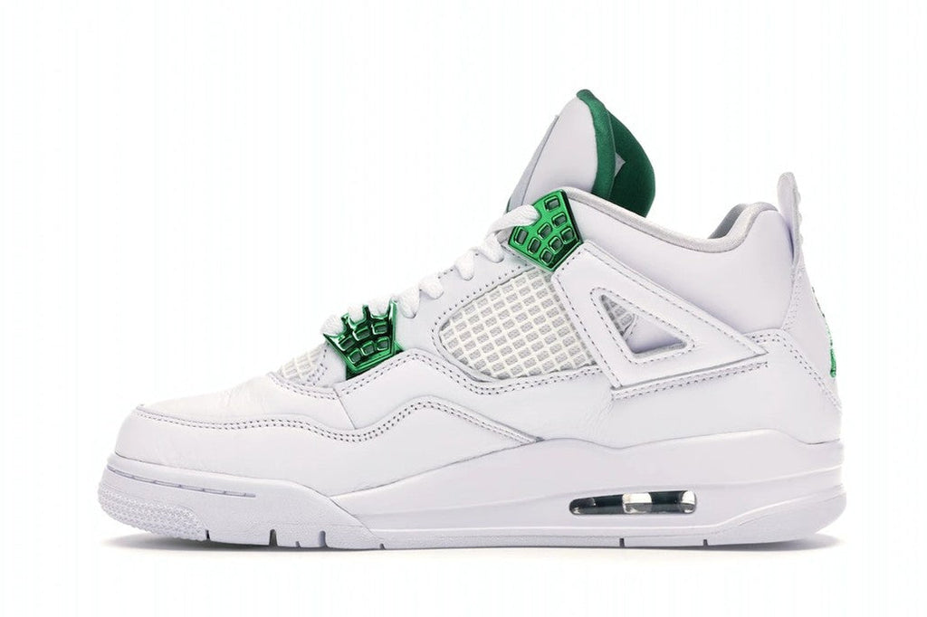 Jordan 4 Retro Metallic Green Sneakers - Authentic | Silhouette King