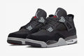 Jordan 4 Retro SE Black Canvas Sneakers - Cushioned Stride