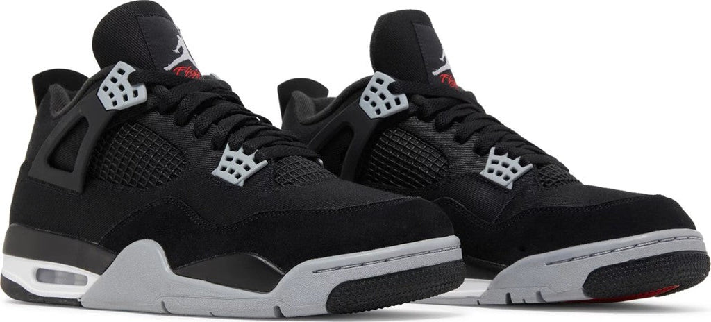 Jordan 4 Retro SE Black Canvas Sneakers - Basketball Legend