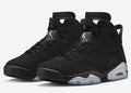 Jordan 6 Retro Chrome Metallic Silver Sneakers - Head-Turner