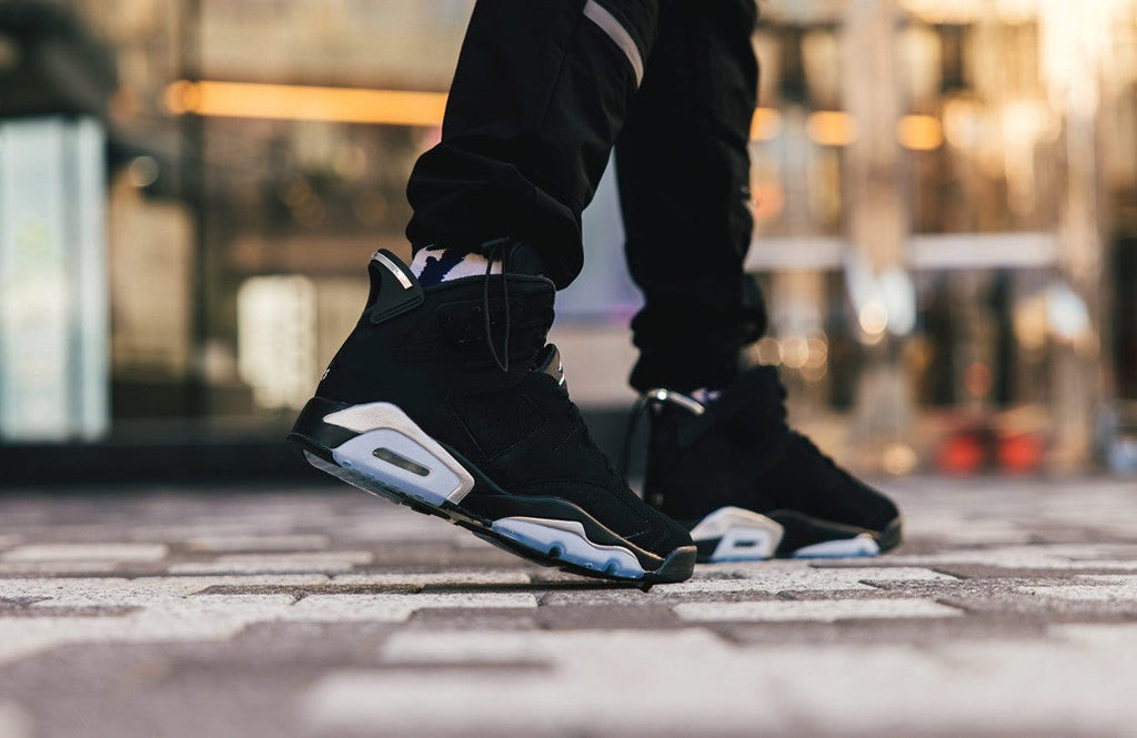 Jordan 6 Retro Chrome Metallic Silver Sneakers - Cushioned Stride