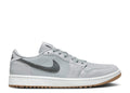 Air Jordan 1 Low Golf Wolf Grey Gum Unfading Sneaker Sneakers - Fresh Drop