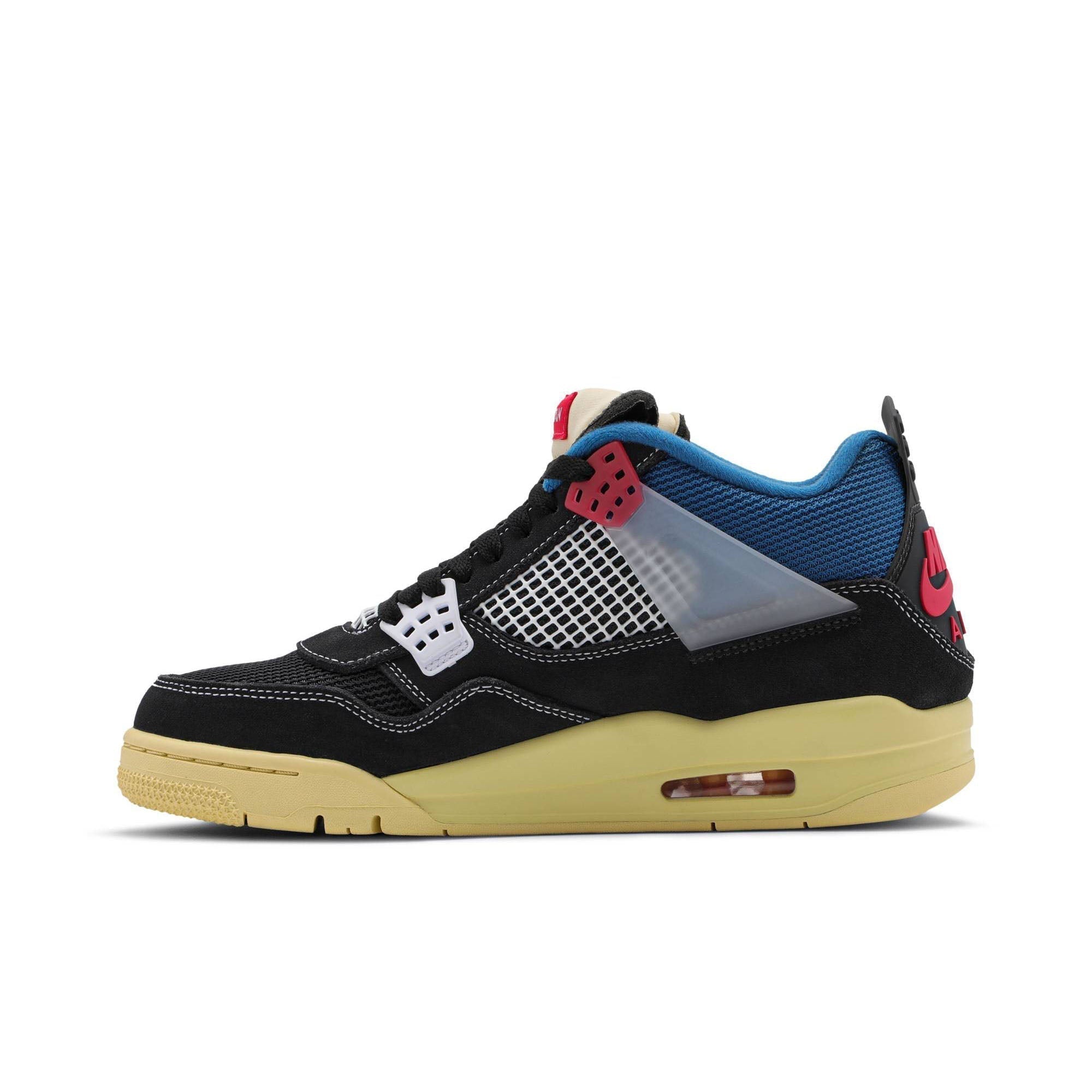 Union LA x Air Jordan 4 Retro ‘Off Noir’ DC9533-001 Sneakers - Heritage Edition