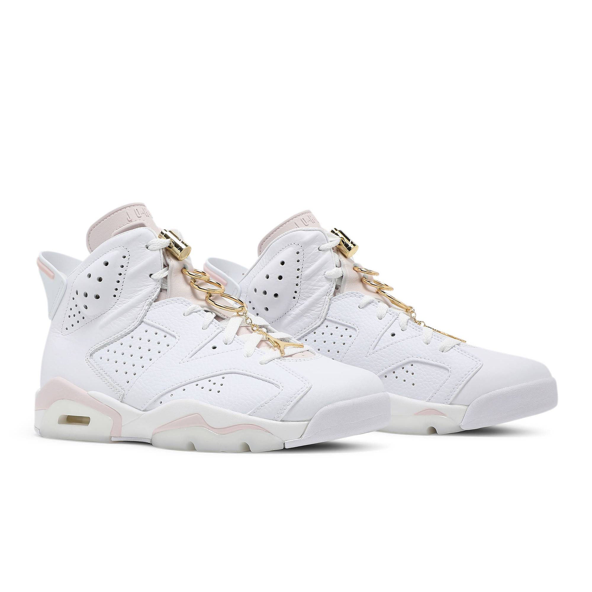 Wmns Air Jordan 6 Retro ‘Gold Hoops’ DH9696-100 Sneakers - Prime Pick